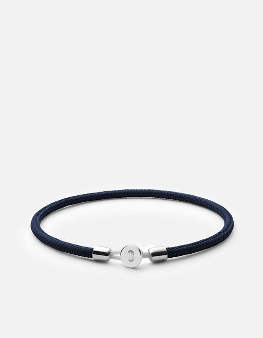 Miansai Bracelets Nexus Rope Bracelet, Sterling Silver