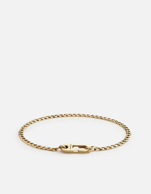 Miansai Bracelets Annex Cuban Chain Bracelet I, Gold Vermeil