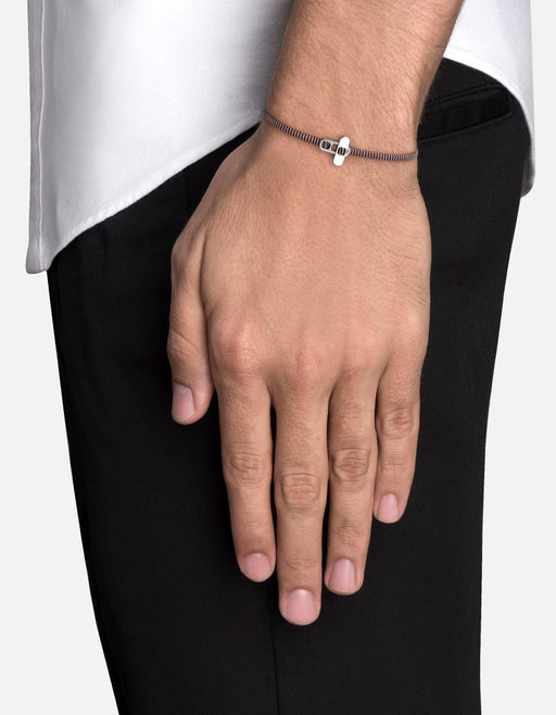 Miansai Bracelets Metric 2.5mm Rope Bracelet, Sterling Silver