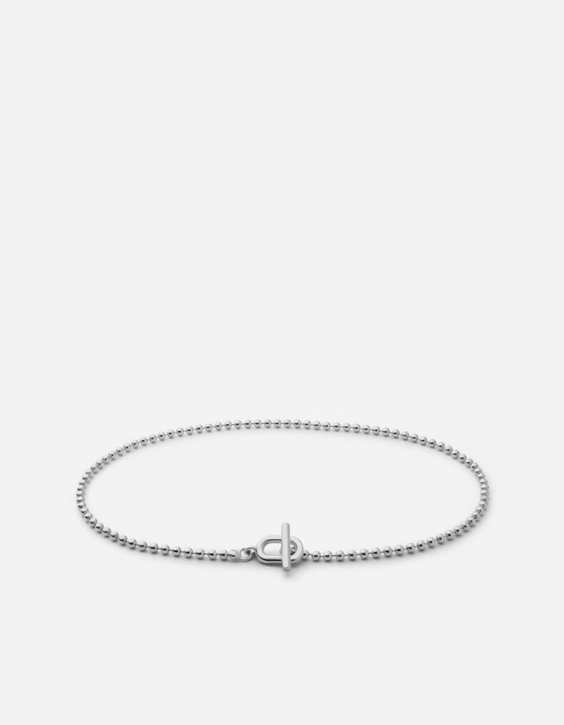 Miansai Bracelets Orb 1.5mm Chain Bracelet, Sterling Silver Polished Silver / M