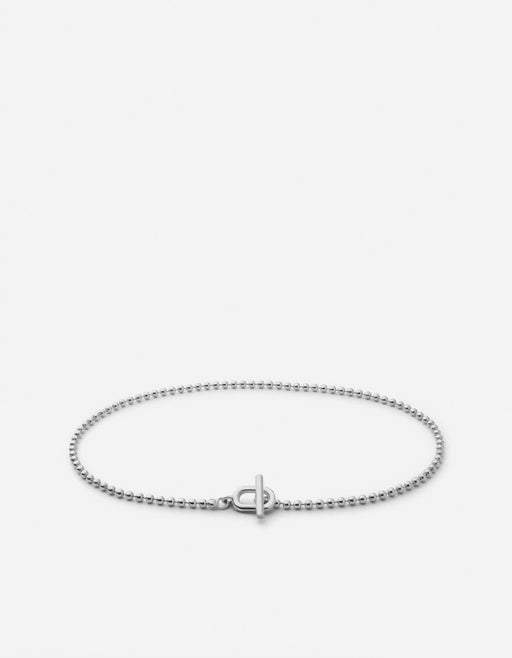 Miansai Bracelets Orb 1.5mm Chain Bracelet, Sterling Silver Polished Silver / M