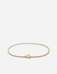 Miansai Bracelets Orb 1.5mm Chain Bracelet, Gold Vermeil Polished Gold / M