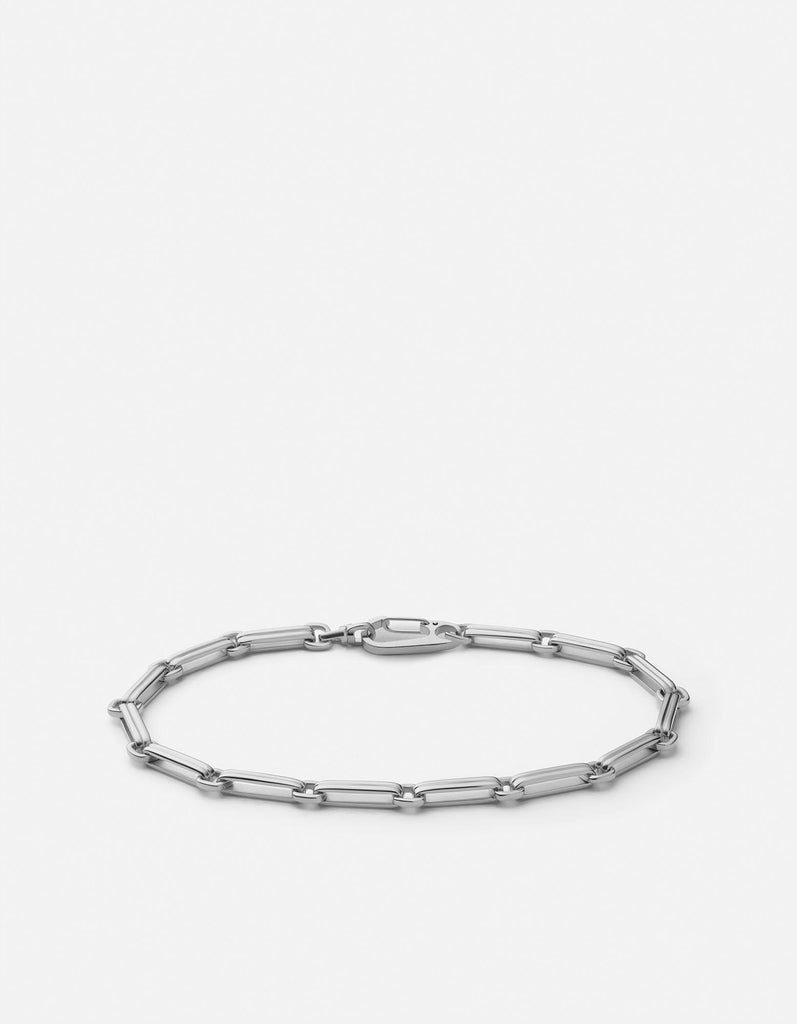 Miansai Bracelets Jax Bracelet, Sterling Silver Polished Silver / S