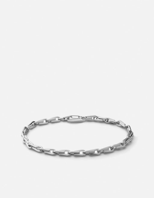 Miansai Bracelets Leon Bracelet, Sterling Silver Polished Silver / M