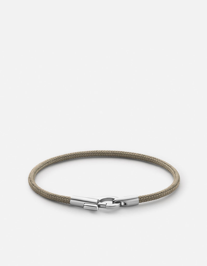 Miansai Bracelets Snap Rope Bracelet, Sterling Silver
