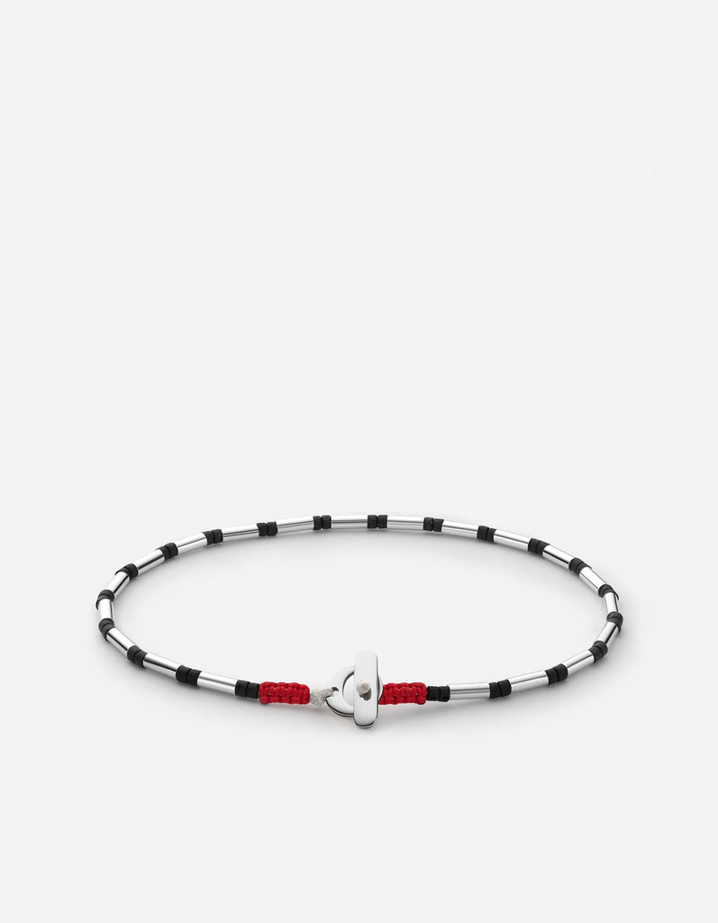 Miansai Bracelets Mercer Onyx Bracelet, Sterling Silver Black / S