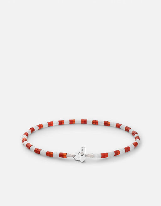 Miansai Bracelets Kai Carnelian Bracelet, Sterling Silver