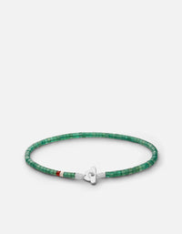 Miansai Bracelets Zane Agate Bracelet, Sterling Silver