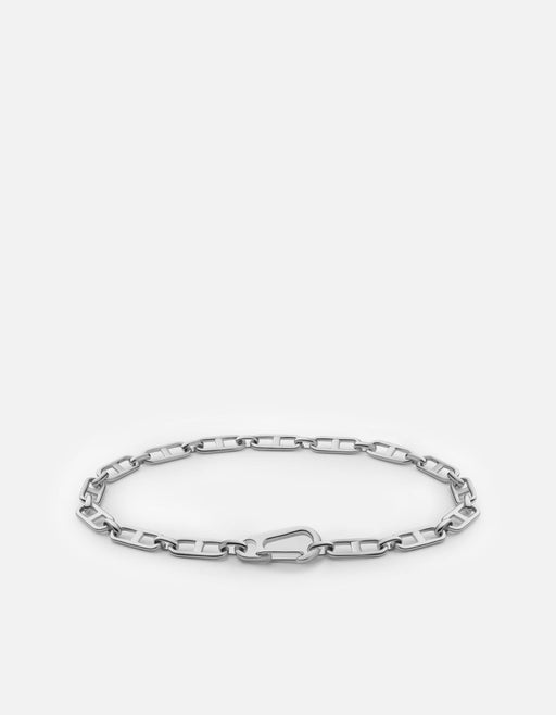 Miansai Bracelets Marinero Chain Link Bracelet, Sterling Silver Polished Silver / M