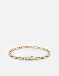 Miansai Bracelets Marinero Chain Link Bracelet, Gold Vermeil Polished Gold / M