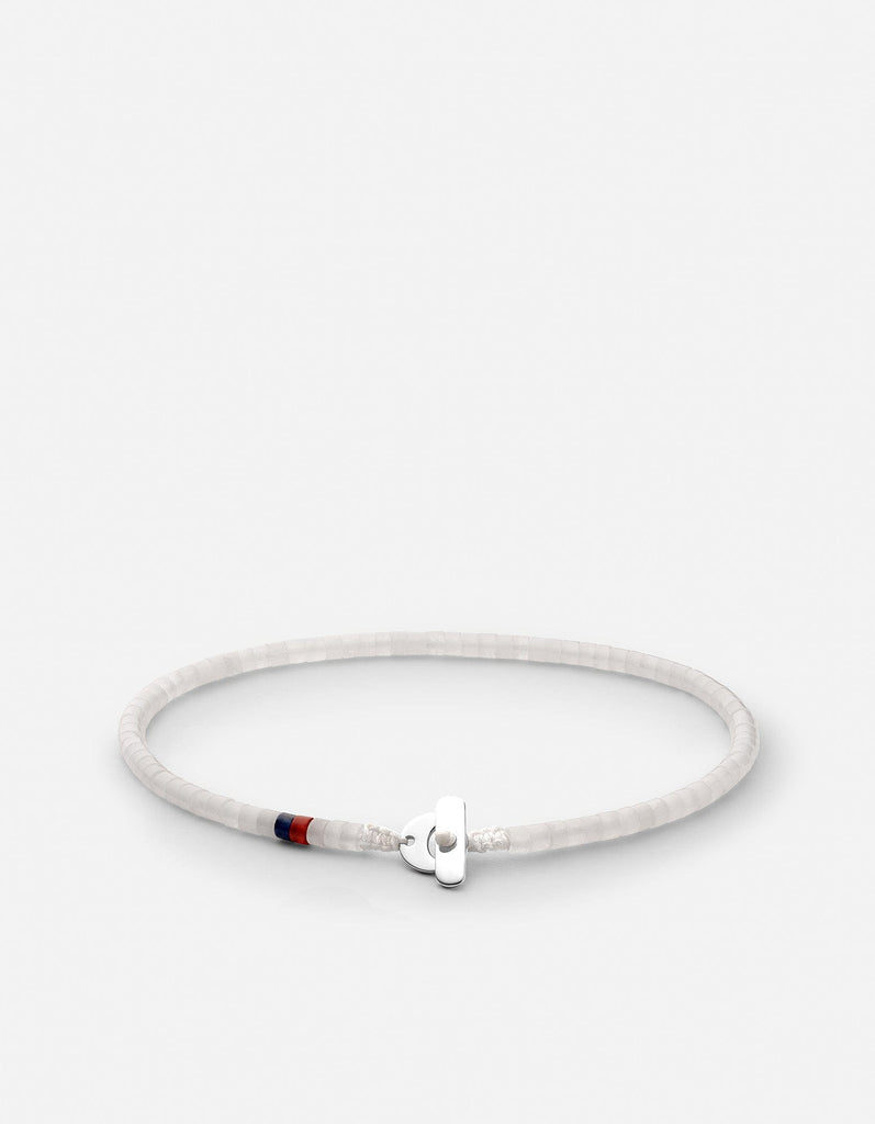Miansai Bracelets Zane Moonstone Bracelet, Sterling Silver