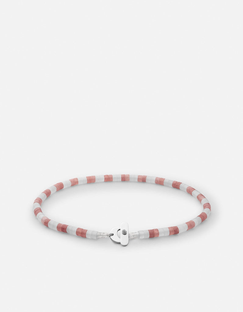 Miansai Bracelets Kai Blush Bracelet, Sterling Silver Pink / S