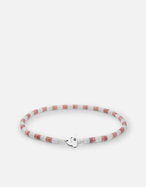 Miansai Bracelets Kai Blush Bracelet, Sterling Silver Pink / S