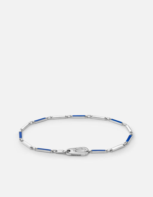 Miansai Bracelets Tye Link Bracelet, Sterling Silver/Enamel