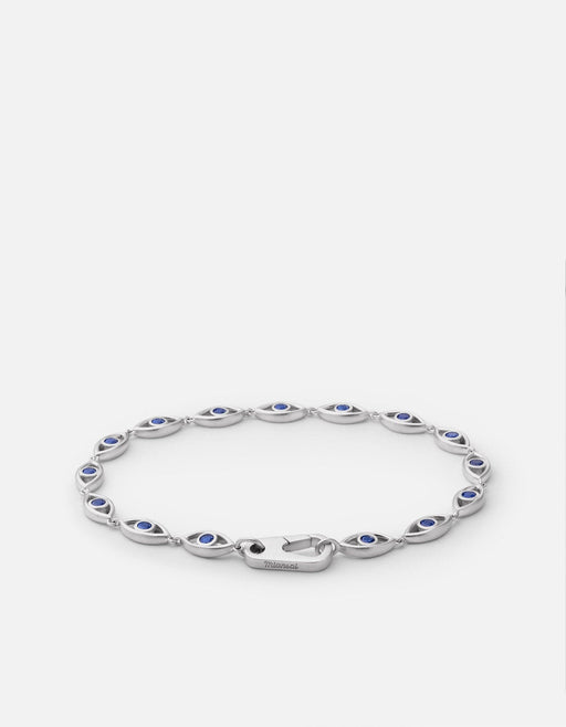 Miansai Bracelets Evil Eye Bracelet, Sterling Silver/Spinels