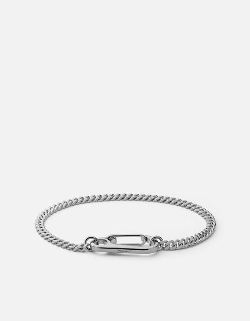 Miansai Bracelets Ira Chain Bracelet, Sterling Silver Polished Silver / M