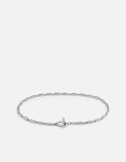Miansai Bracelets Wes Chain Bracelet, Sterling Silver Polished Silver / M