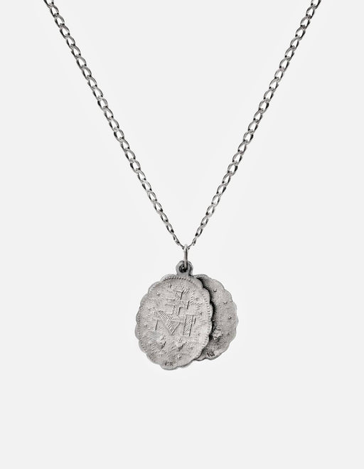 Miansai Necklaces Saints Necklace, Matte Sterling Silver Matte Silver / 24 in.