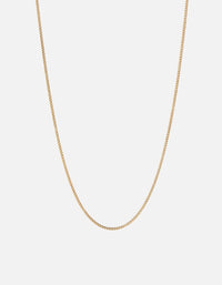 Miansai Necklaces 1.3mm Cuban Chain Necklace, Gold