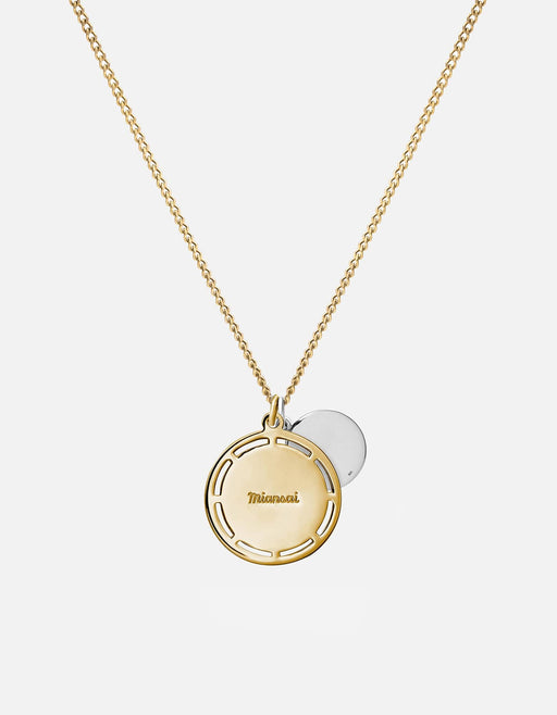 Miansai Necklaces Test of Time Necklace, 14k Gold/Sterling Silver