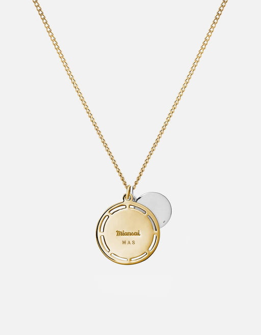 Miansai Necklaces Test of Time Necklace, 14k Gold/Sterling Silver