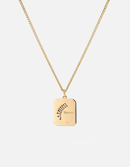 Miansai Necklaces Hiawatha Necklace, Gold Vermeil/Sapphire
