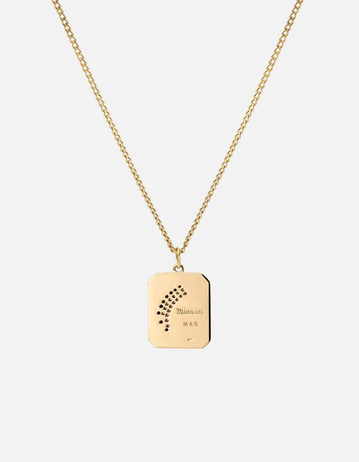 Miansai Necklaces Hiawatha Necklace, Gold Vermeil/Sapphire
