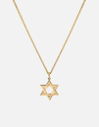 Miansai Necklaces Star of David I Necklace, 14k Gold Polished Gold / 24 in.