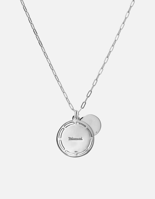 Test of Time Pendant w Cable Chain Necklace Sterling Silver Gold Vermeil Women s Necklaces Miansai