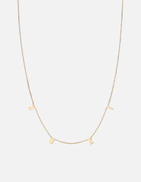 Miansai Necklaces Numerus Necklace, 14k Gold Polished Gold / 1 / Monogram: No