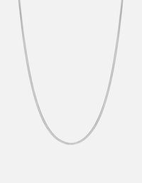 Miansai Necklaces 1.7mm Herringbone Necklace, Sterling Silver Polished Silver / 21 in.