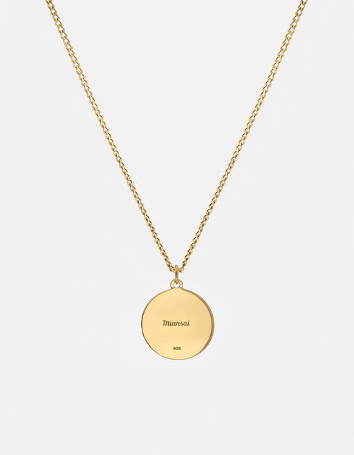 Miansai Necklaces Patron Necklace, Gold Vermeil/Blue