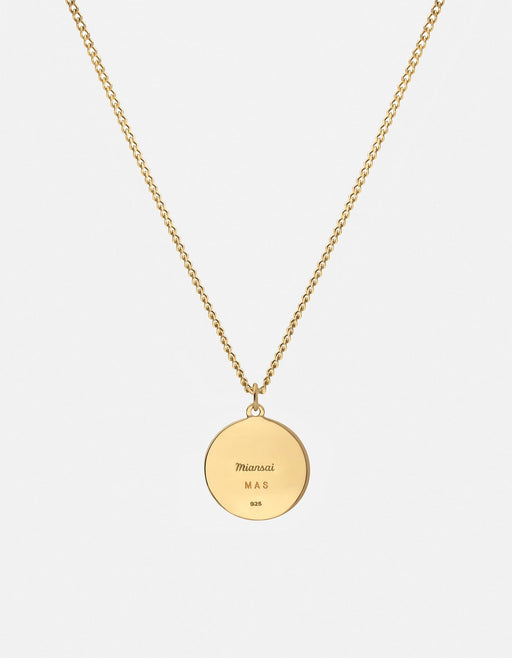 Miansai Necklaces Patron Necklace, Gold Vermeil/Blue