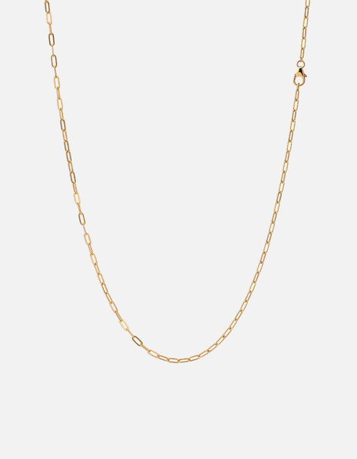 Miansai Necklaces 2.5mm Volt Link Cable Chain Necklace, 14k Gold Polished Gold / 24 in.