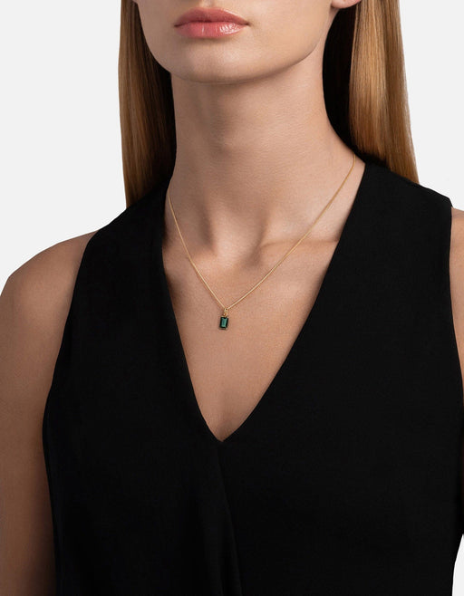 Miansai Necklaces Valor Quartz Necklace, 14k Gold