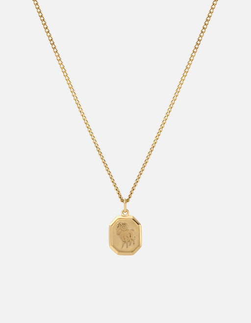 Miansai Necklaces Aries Nyle Necklace, Gold Vermeil Polished Gold / 18 in. / Monogram: No