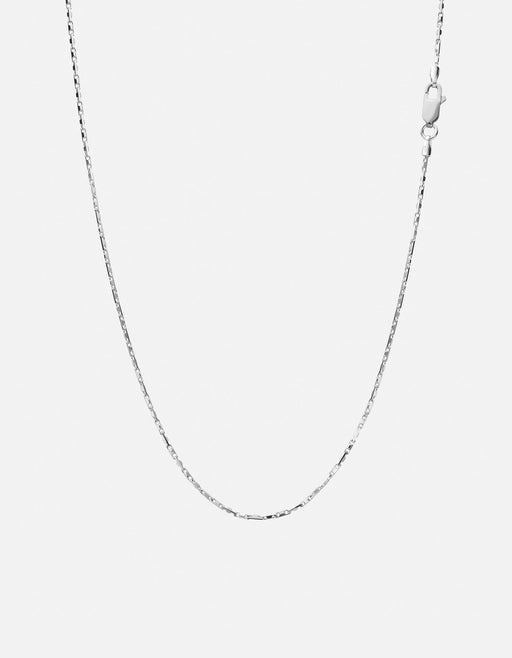Miansai Necklaces Cardano Chain Necklace, Sterling Silver Polished Silver / 21 in.