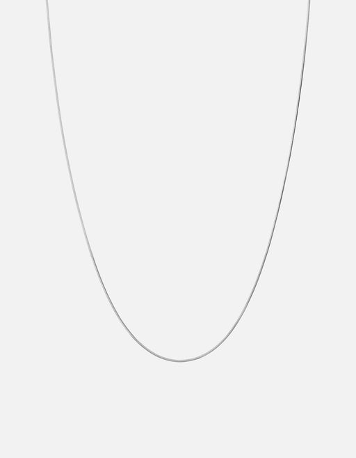 Miansai Necklaces Lynx Chain Necklace, Sterling Silver Polished Silver / 21 in.