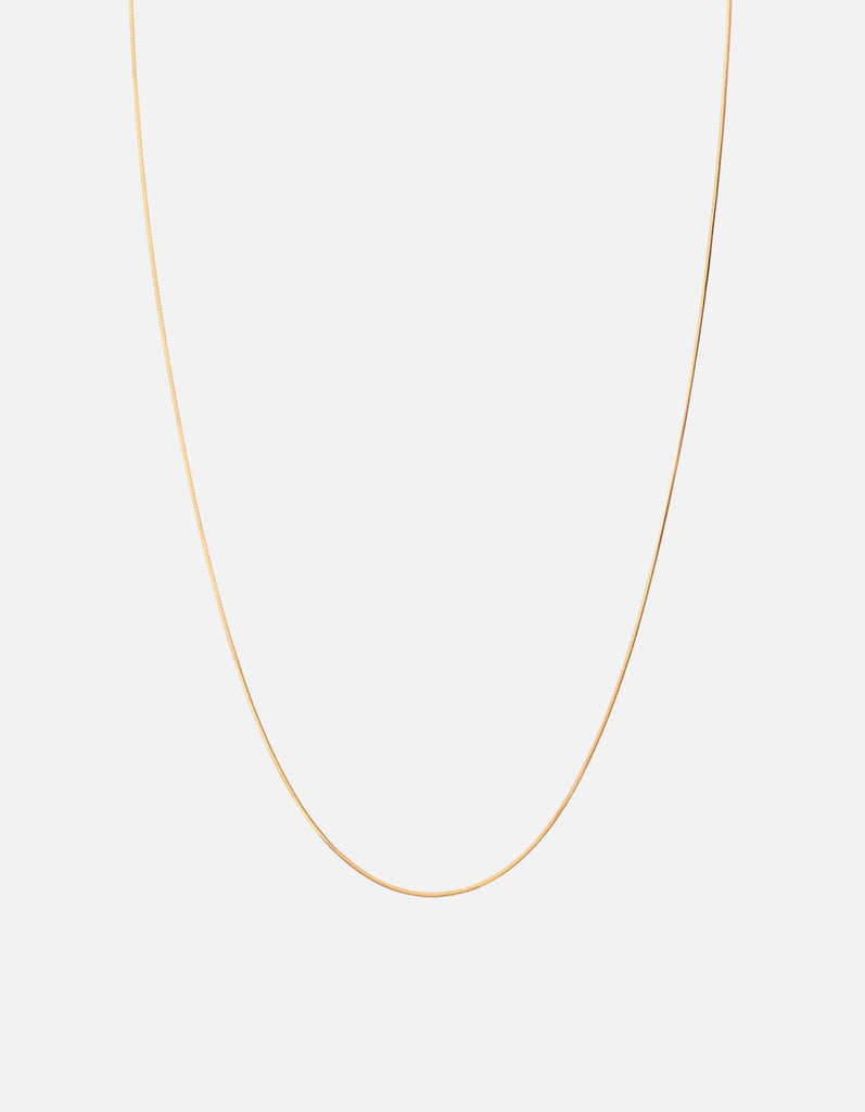 Miansai Necklaces Lynx Chain Necklace, Gold Vermeil Polished Gold / 21 in.
