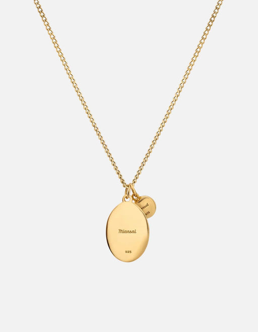 Miansai Necklaces Dawn Necklace, Gold Vermeil/Black