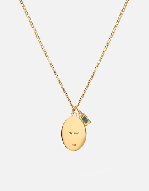 Miansai Necklaces Pina Agate Necklace, Gold Vermeil