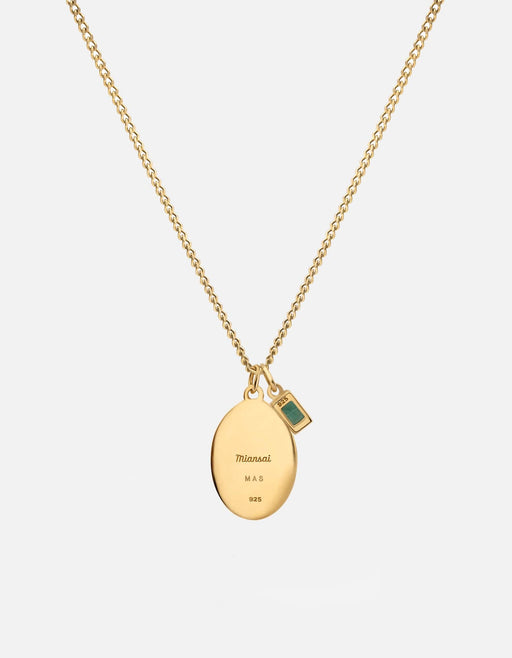 Miansai Necklaces Pina Agate Necklace, Gold Vermeil