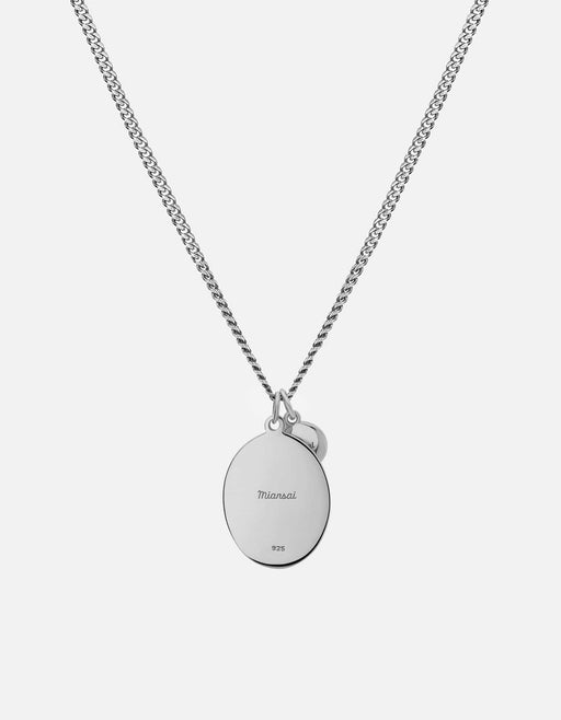 Miansai Necklaces Oxen Necklace, Sterling Silver/Black