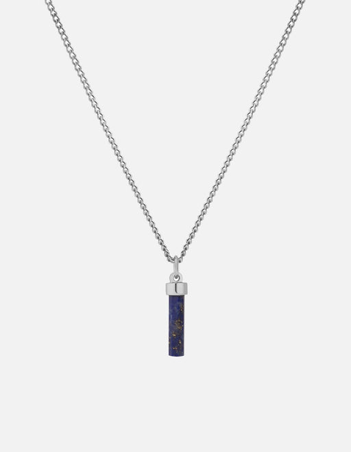 Miansai Necklaces Remi Lapis Necklace, Sterling Silver Blue / 21 in.