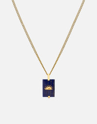 Miansai Necklaces Sol Lapis Necklace, Gold Vermeil Blue / 24 in.