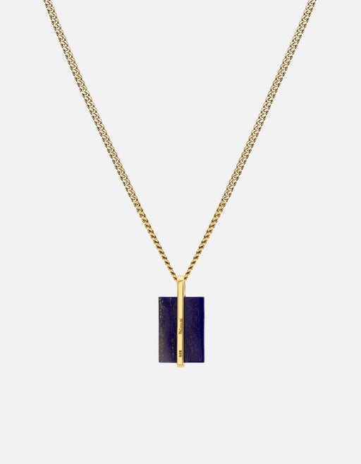 Miansai Necklaces Sol Lapis Necklace, Gold Vermeil Blue / 24 in.
