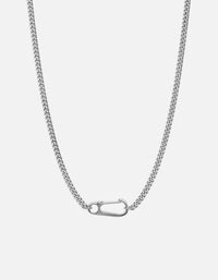 Miansai Necklaces Ira Chain Necklace, Sterling Silver Polished Silver / 21 in.