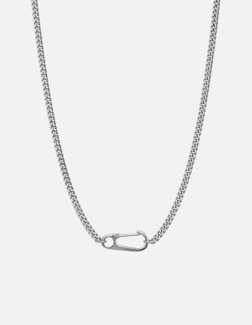Miansai Necklaces Ira Chain Necklace, Sterling Silver Polished Silver / 21 in.