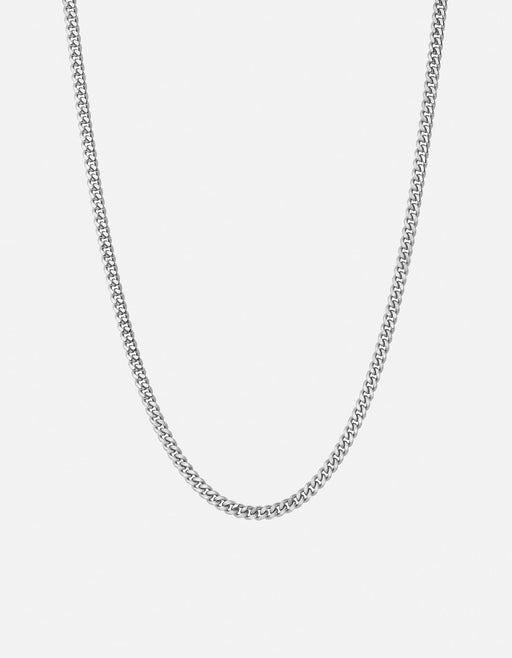 Miansai Necklaces Ira Chain Necklace, Sterling Silver Polished Silver / 21 in.