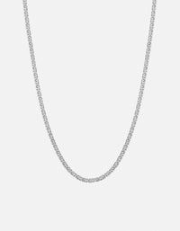 Miansai Necklaces Track Chain Necklace, Sterling Silver Polished Silver / 22in.